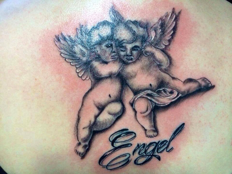 Kleine Engel Tattoos Angel tattoo voorbeelden laat je inspireren door Dutch Ink