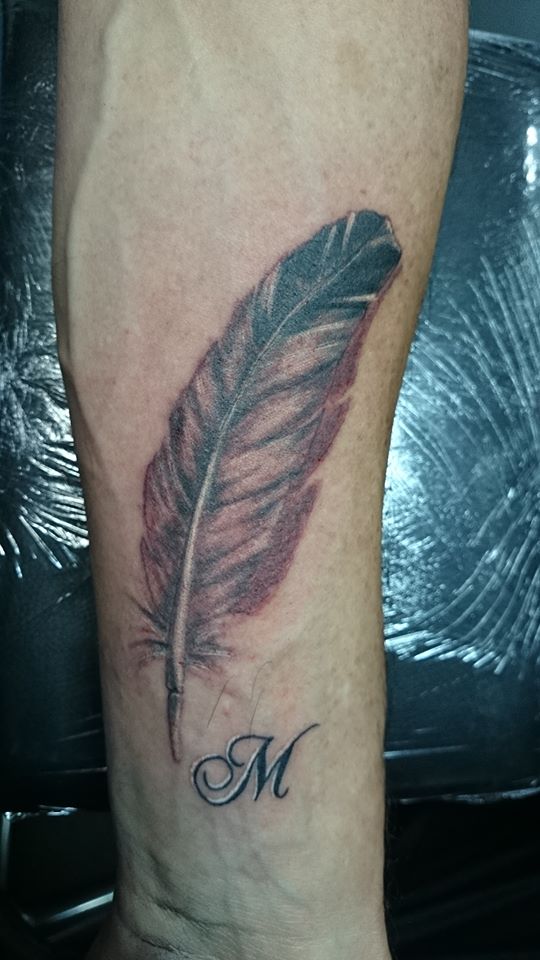 Indianen veren tattoos